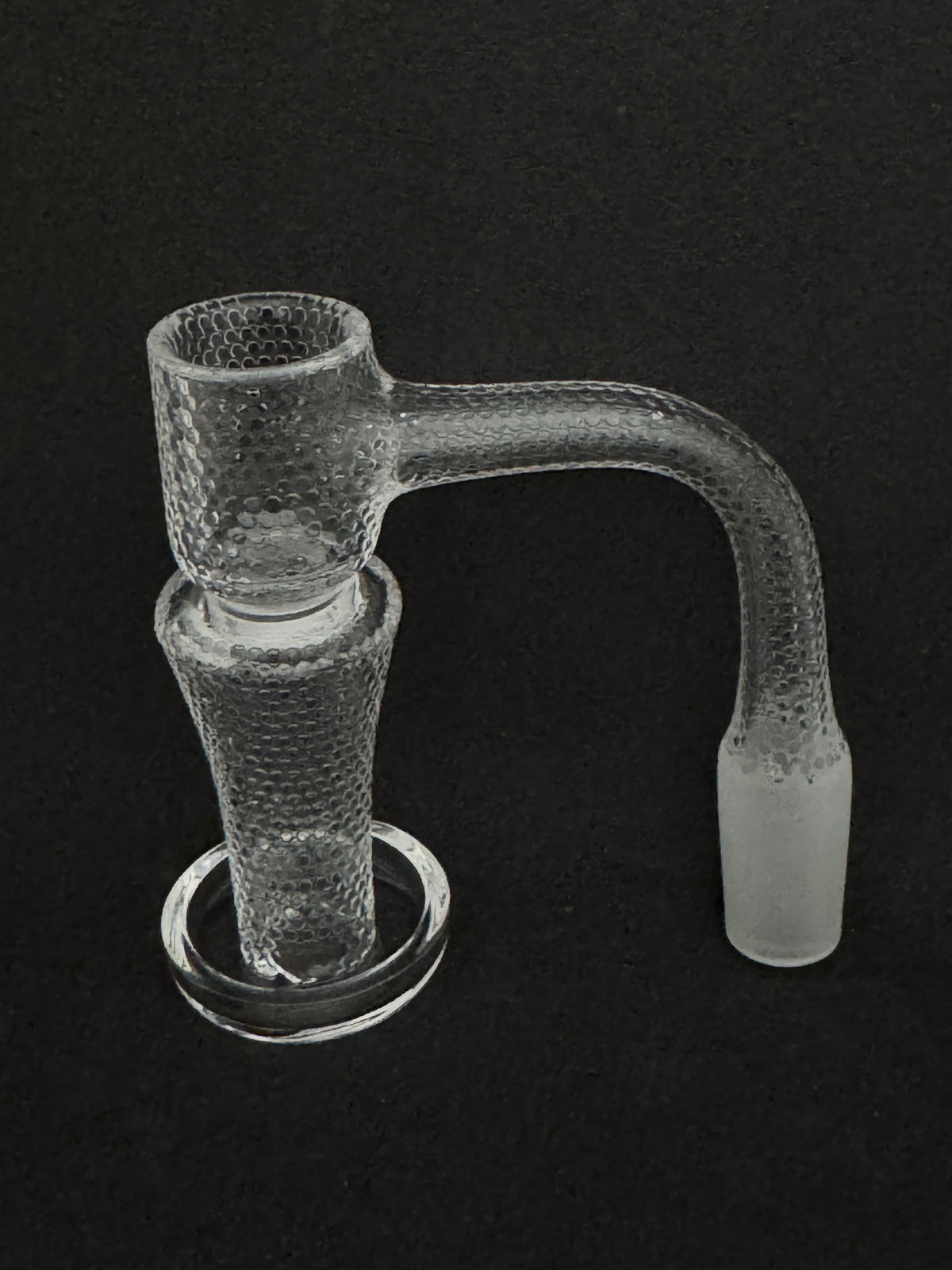 Hammered Dimpled Texture Full Weld Terp Slurper Quartz Banger - 90°