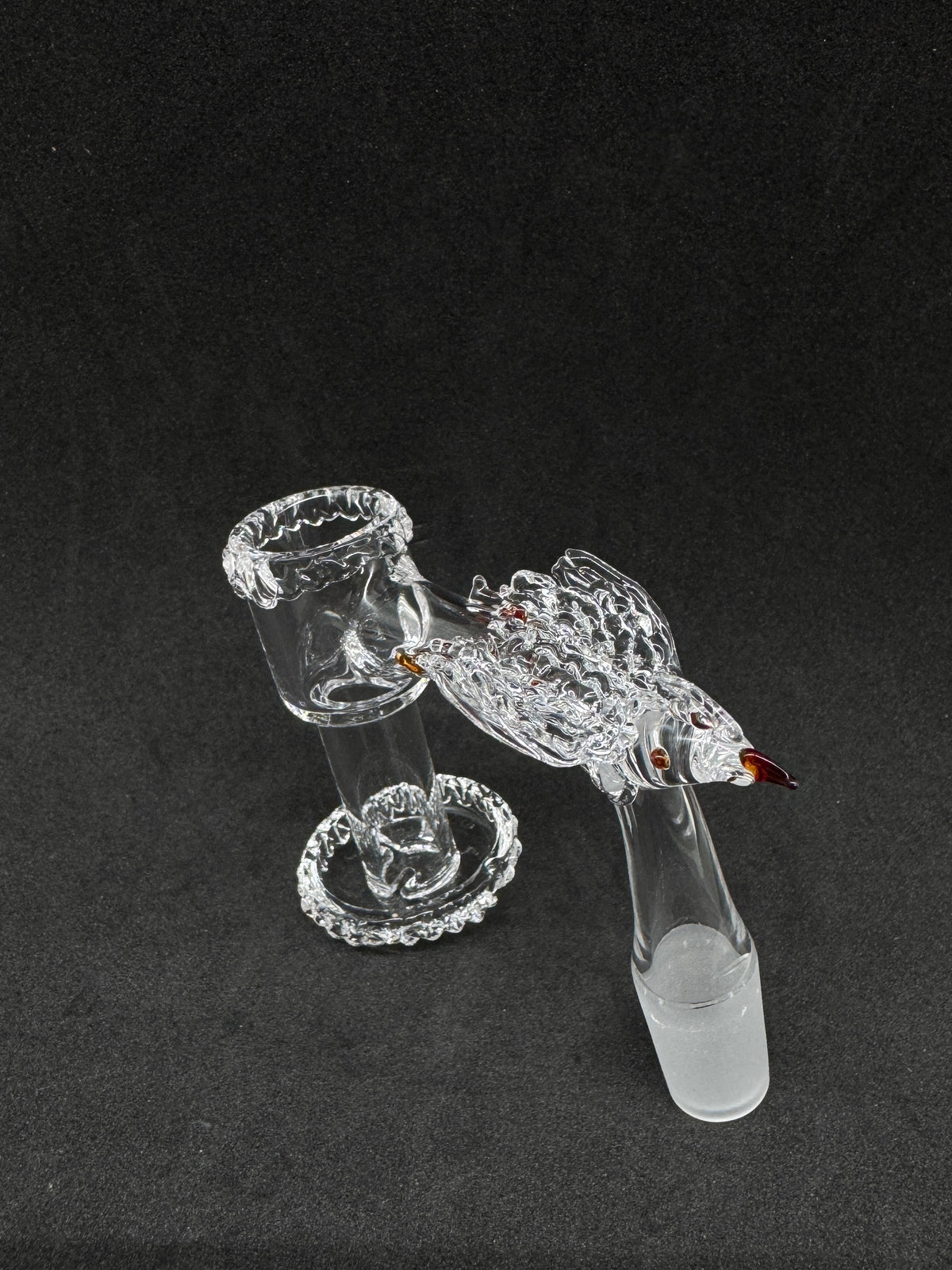 Hand-Sculpted Flying Falcon Heady Terp Slurper Quartz Banger - 90°