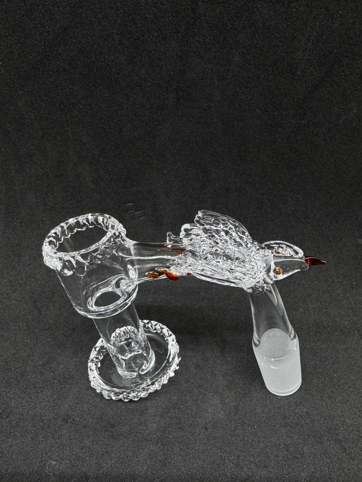 Hand-Sculpted Flying Falcon Heady Terp Slurper Quartz Banger - 90°