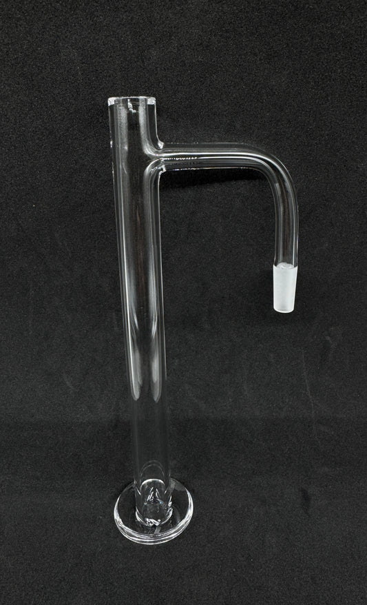 XXL 180mm Pure Clear Seamless Full Weld Terp Tower Quartz Banger - 90°