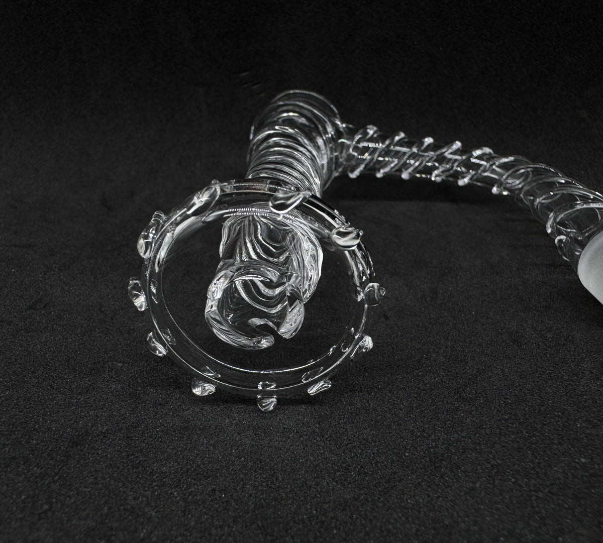Griz Twisted Helix Control Tower Quartz Banger Set with Marble & Pill - 90°