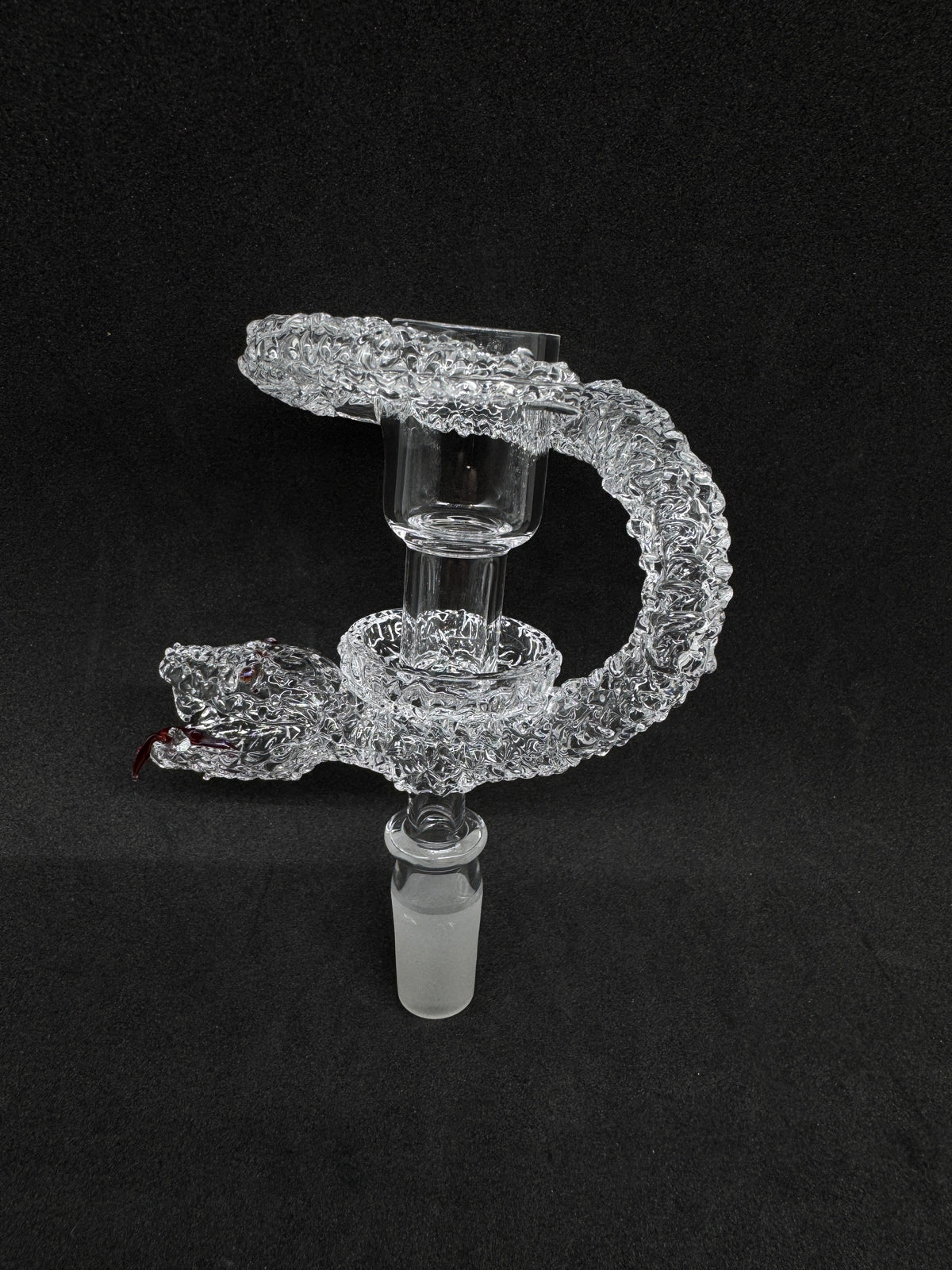 Hand-Sculpted Coiled Viper Heady Terp Slurper Quartz Banger