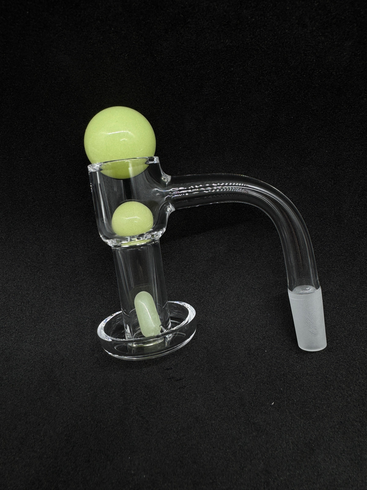 Griz Quartz Terp Slurper Banger Kit (14mm Male, 90°) with Glow in the Dark Set