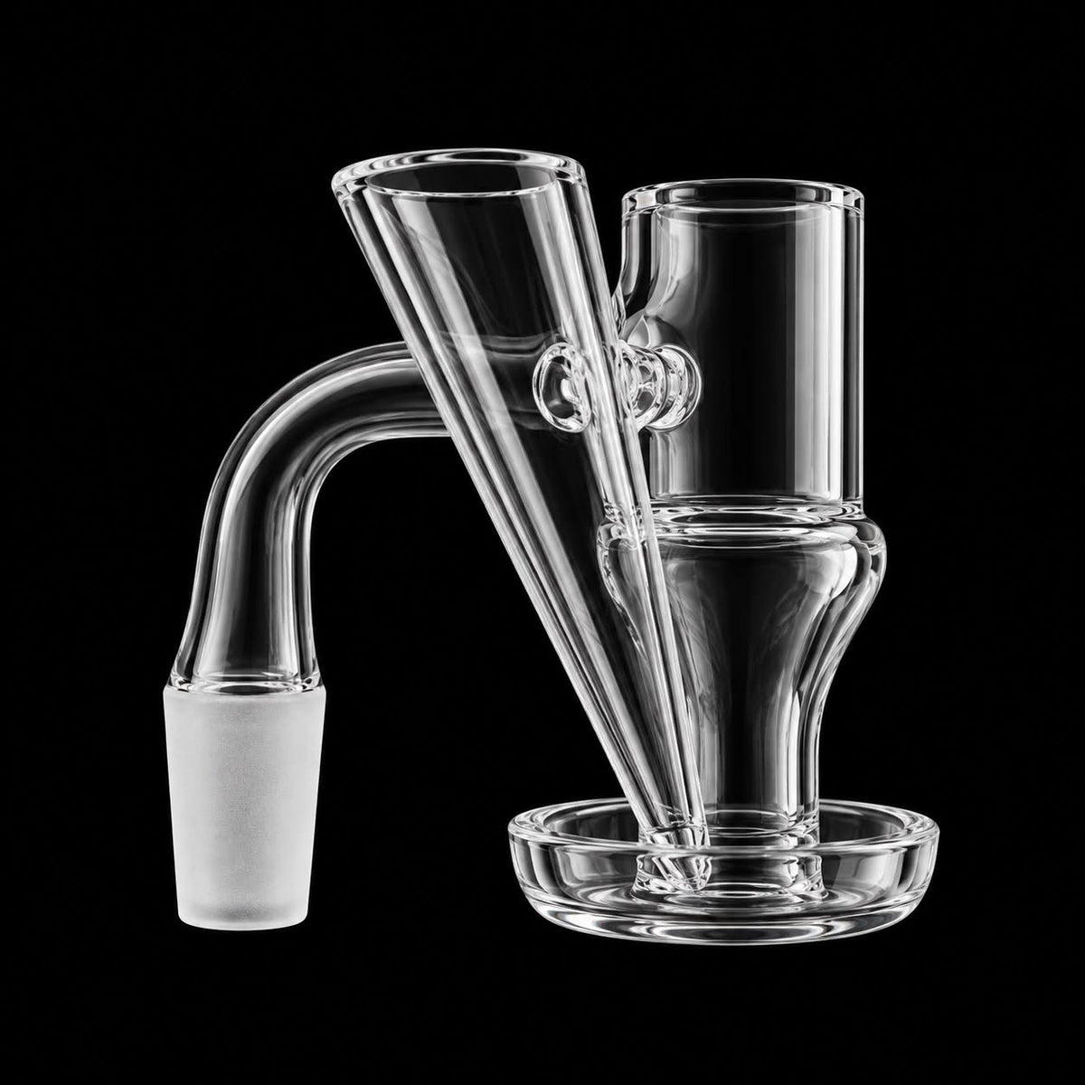 Funnel Recycler Terp Slurper Quartz Banger - 90°