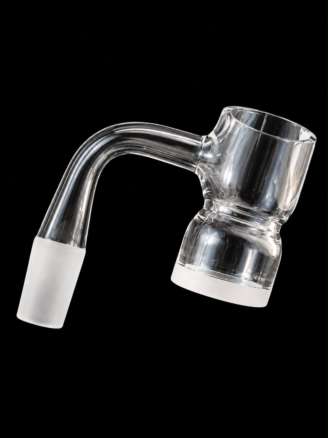 Hourglass Opaque Bottom Quartz Banger - 90°