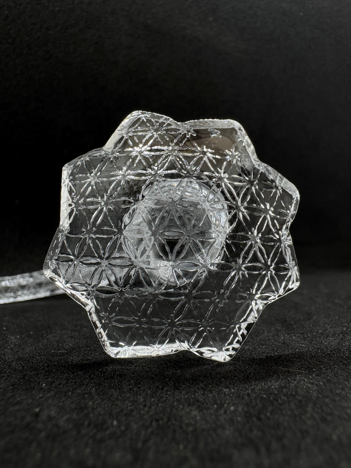 Sacred Geometry "Flower of Life" Etched Full Weld Terp Slurper - 90°