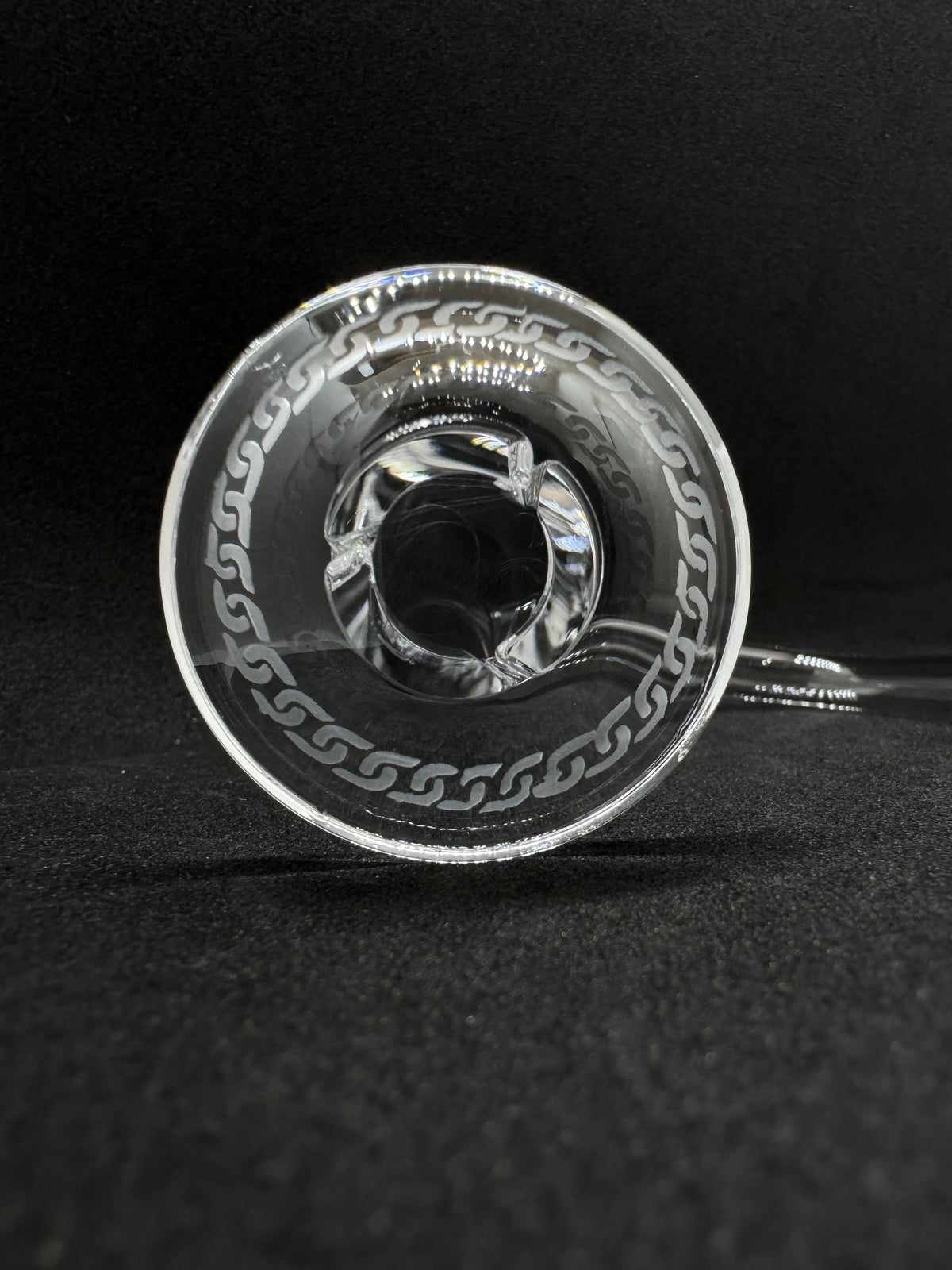 Full Weld Straight Barrel Blender Terp Slurper Quartz Banger with Engraved Rim Dish - 90°