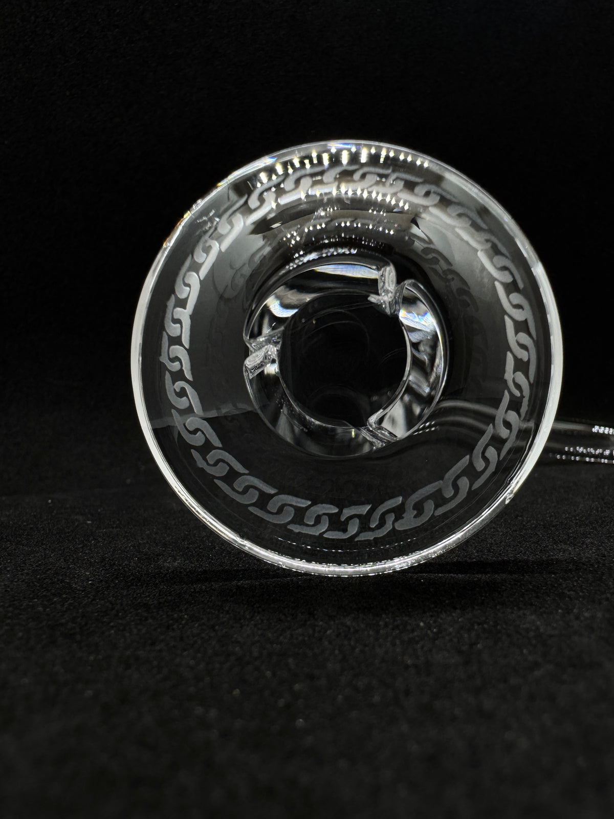 Full Weld Straight Barrel Blender Terp Slurper Quartz Banger with Engraved Rim Dish - 90°