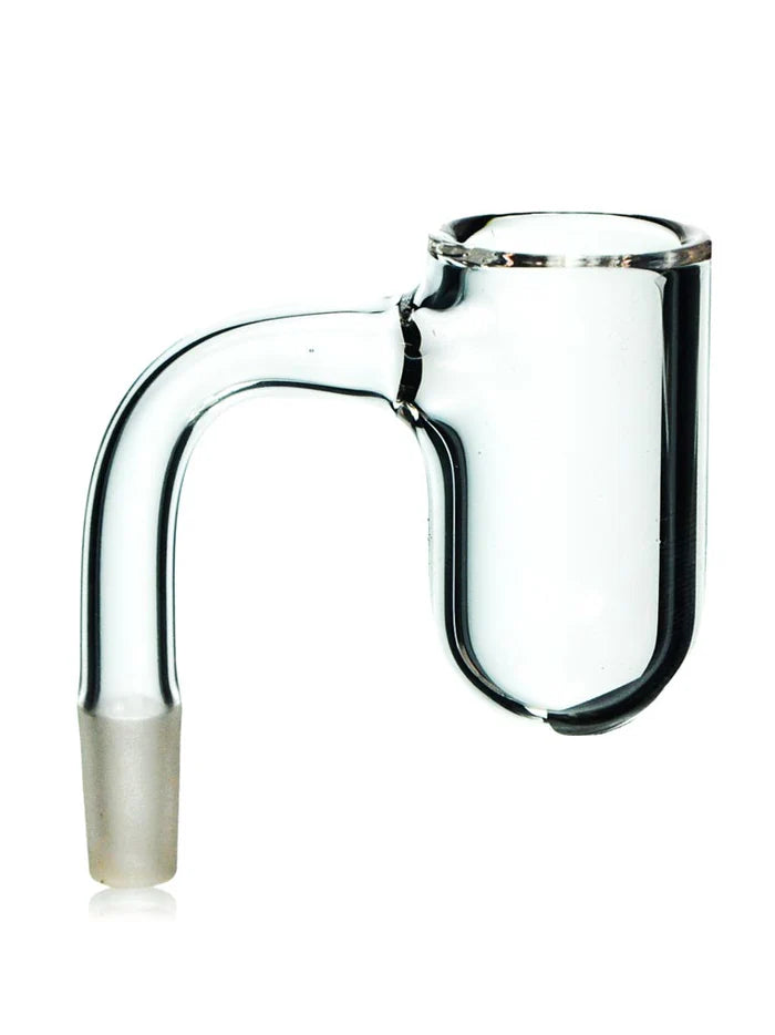 Badass  Glass  10mm Male 90 Degree Round Bottom Quartz Banger