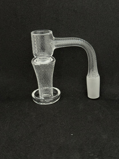Hammered Dimpled Texture Full Weld Terp Slurper Quartz Banger - 90°