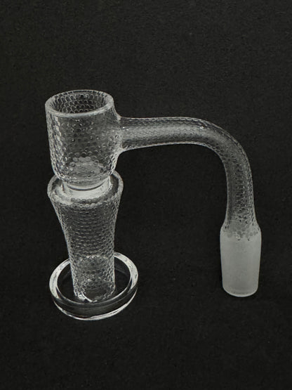 Hammered Dimpled Texture Full Weld Terp Slurper Quartz Banger - 90°