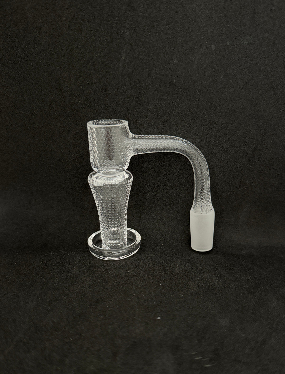 Hammered Dimpled Texture Full Weld Terp Slurper Quartz Banger - 90°