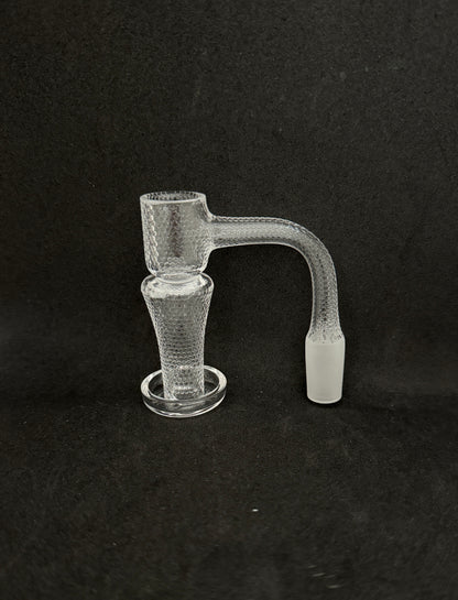 Hammered Dimpled Texture Full Weld Terp Slurper Quartz Banger - 90°