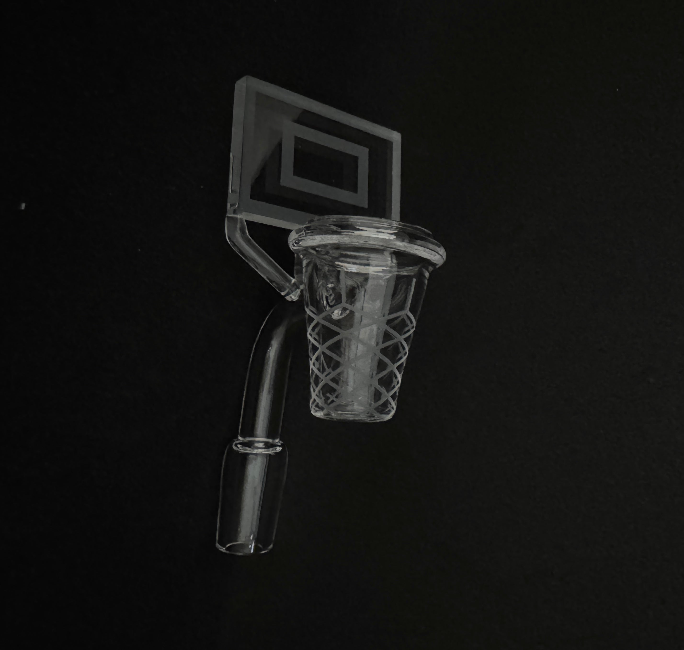 Basketball  Hoop  Quartz Banger   14mm Male 90 Degree Regular Weld