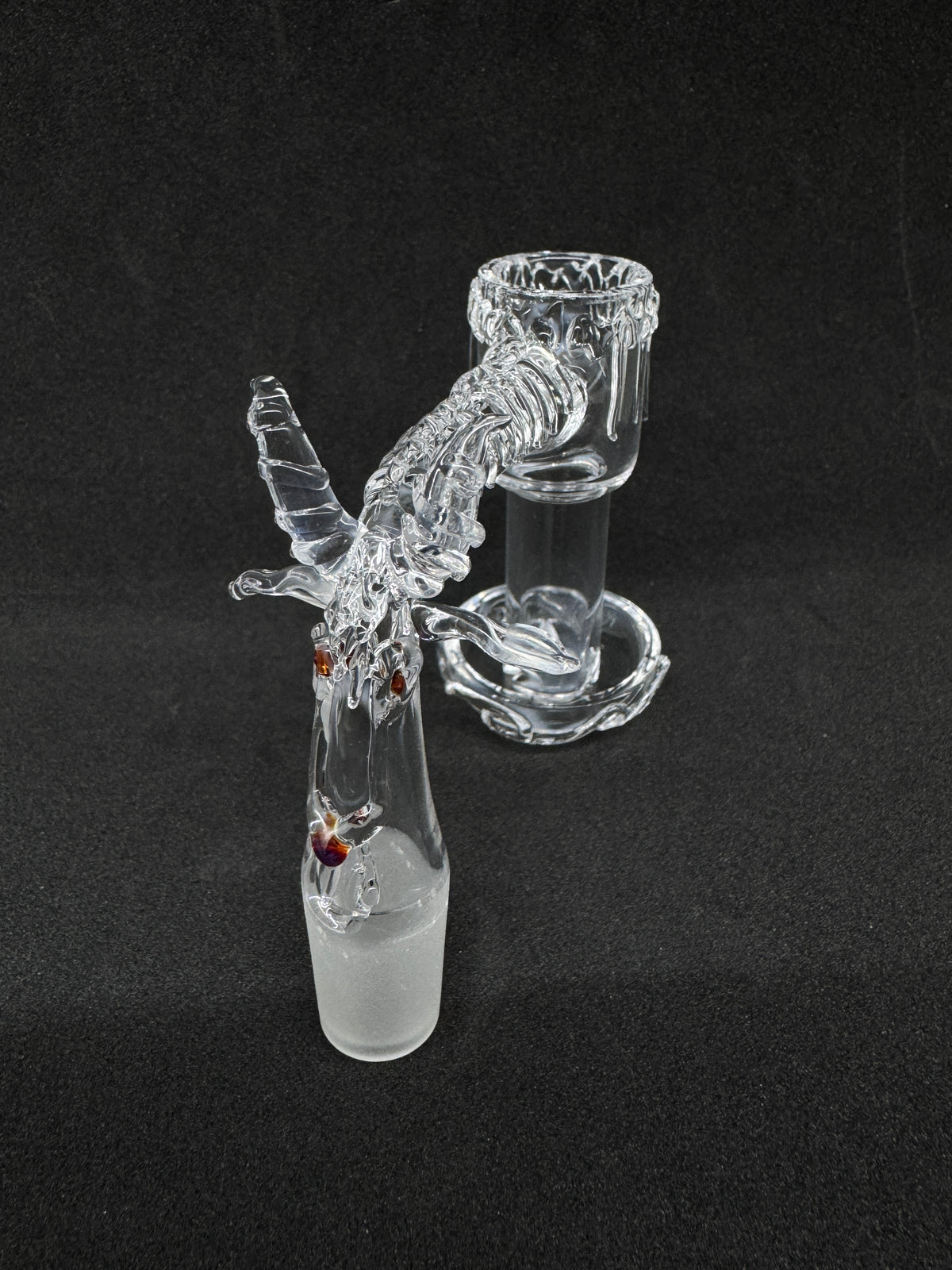 Hand-Sculpted Horned Ram Heady Terp Slurper Quartz Banger - 90°