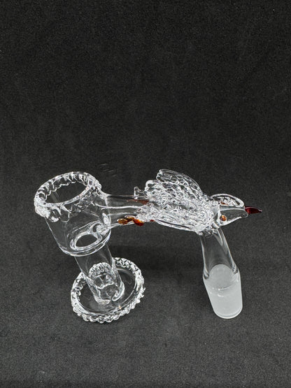 Hand-Sculpted Flying Falcon Heady Terp Slurper Quartz Banger - 90°