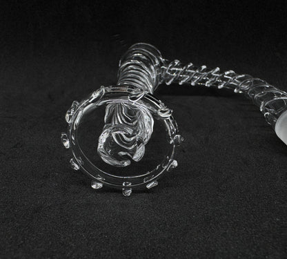 Griz Twisted Helix Control Tower Quartz Banger Set with Marble & Pill - 90°