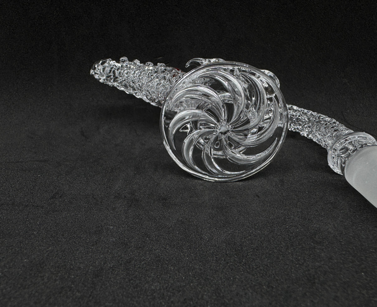 Hand-Sculpted Fierce Crocodile Heady Terp Slurper Quartz Banger - 90°