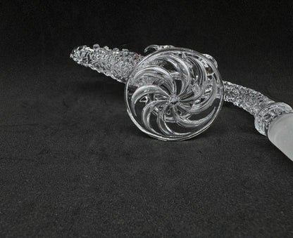 Hand-Sculpted Fierce Crocodile Heady Terp Slurper Quartz Banger - 90°