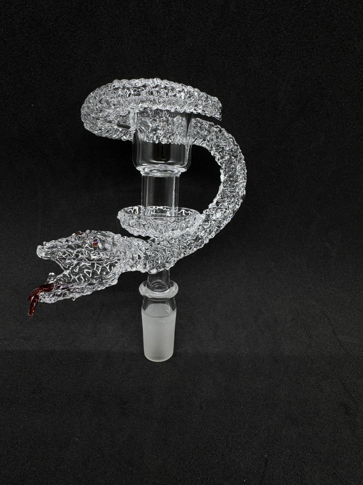 Hand-Sculpted Coiled Viper Heady Terp Slurper Quartz Banger