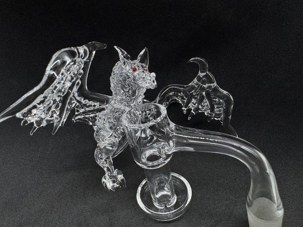 【free shipping】Bat -shaped quartz   terp slurper