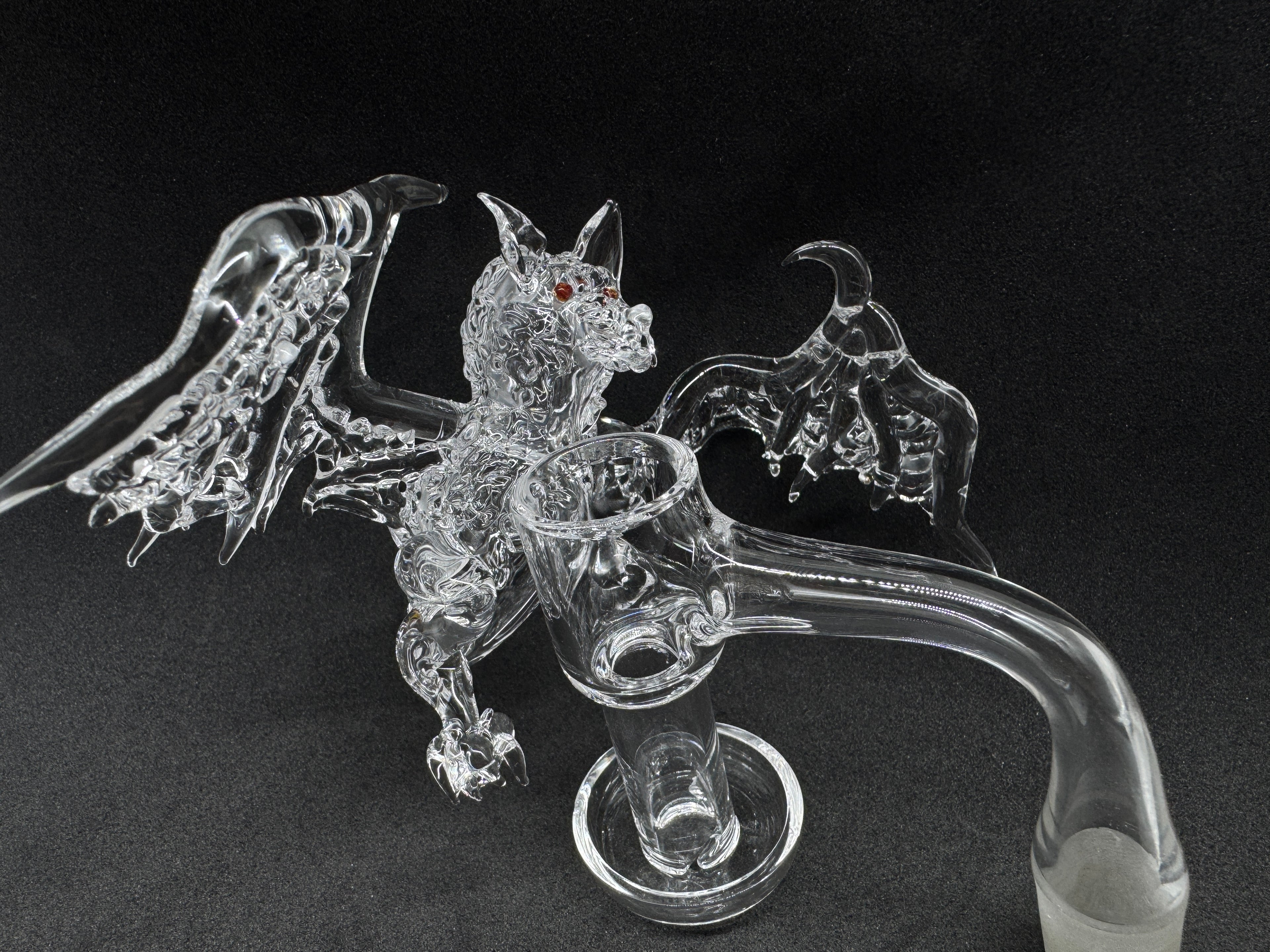 【free shipping】Bat -shaped quartz   terp slurper