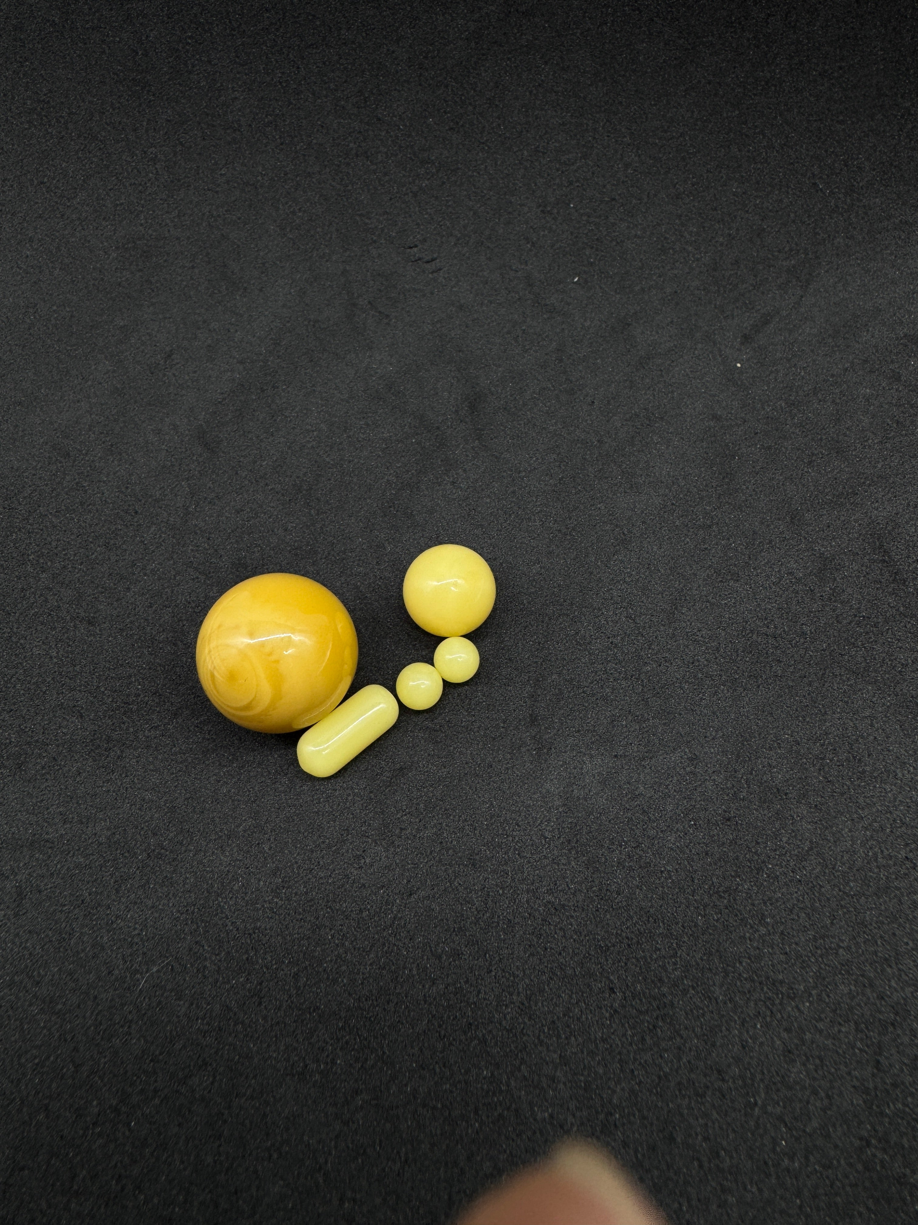 Quartz Bead Set Natural Quartz Loose Beads for DIY Jewelry Making