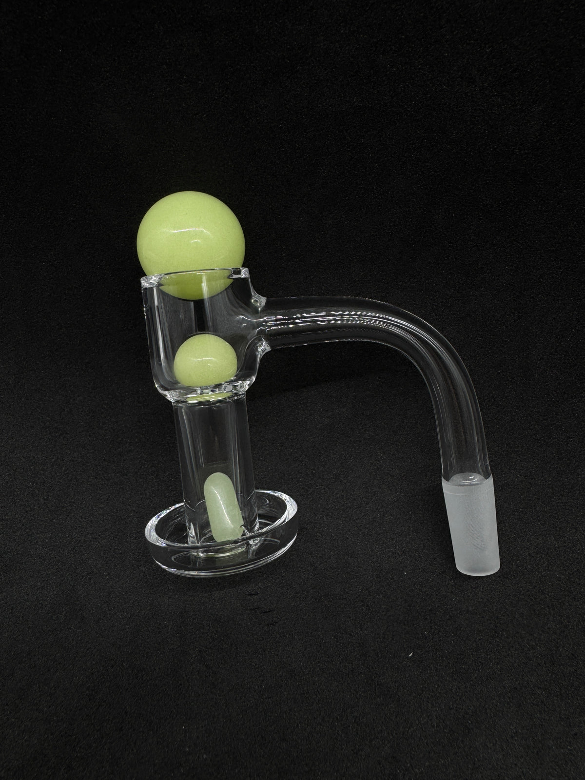 Griz Quartz Terp Slurper Banger Kit (14mm Male, 90°) with Glow in the Dark Set