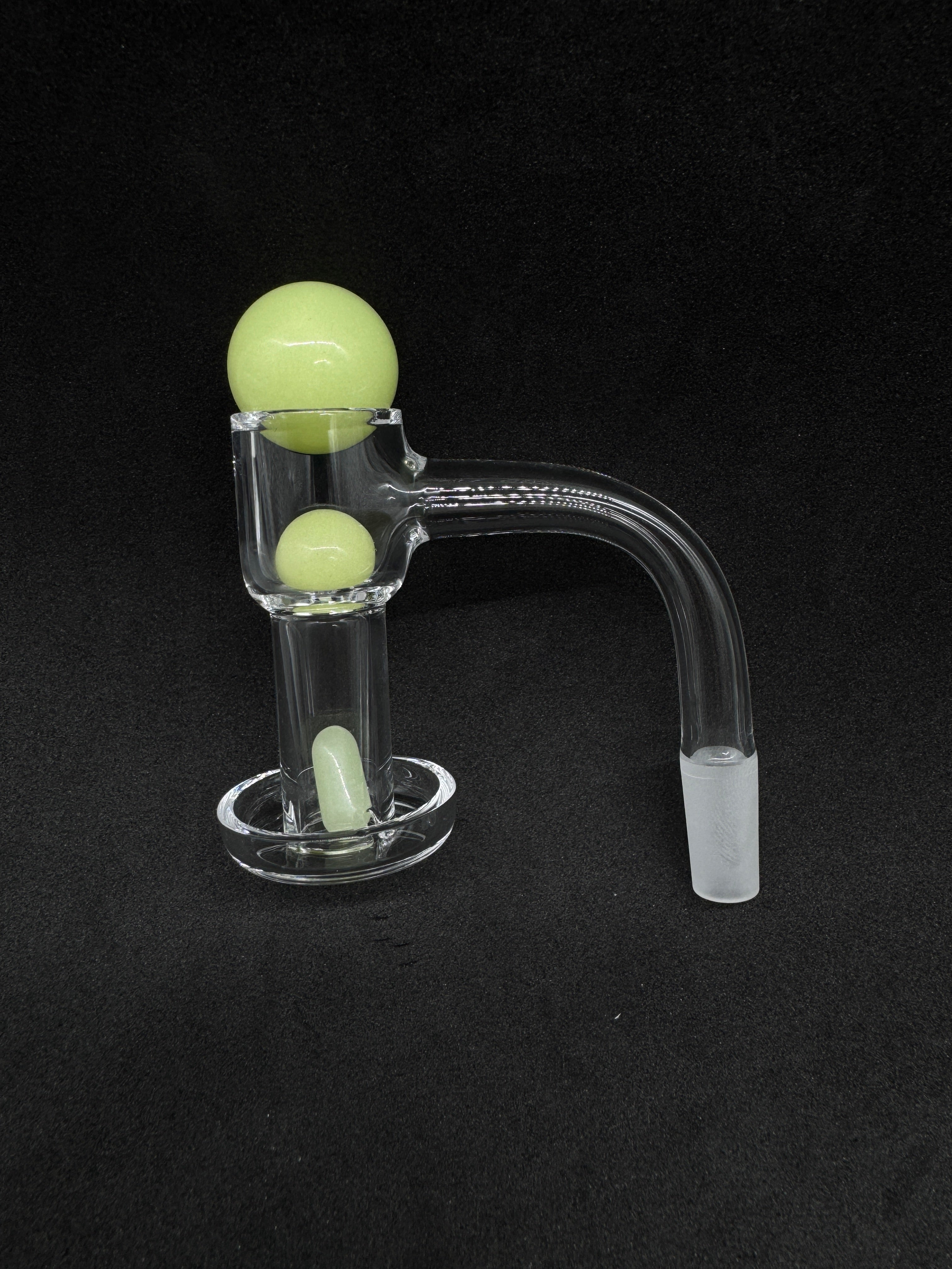 Terp Slurper Banger Kit  Degree with 3 Piece Glow in the Dark Slurper Set