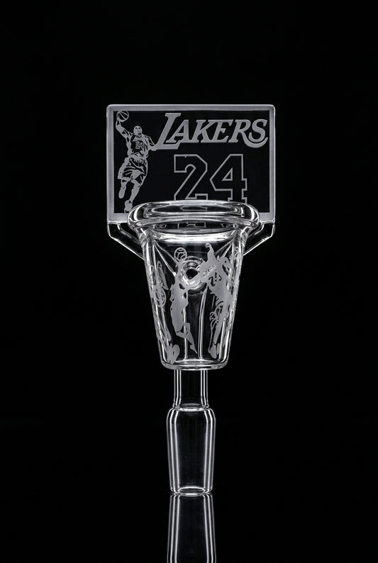Lakers No. 24 Commemorative Engraved Quartz Banger - 90°