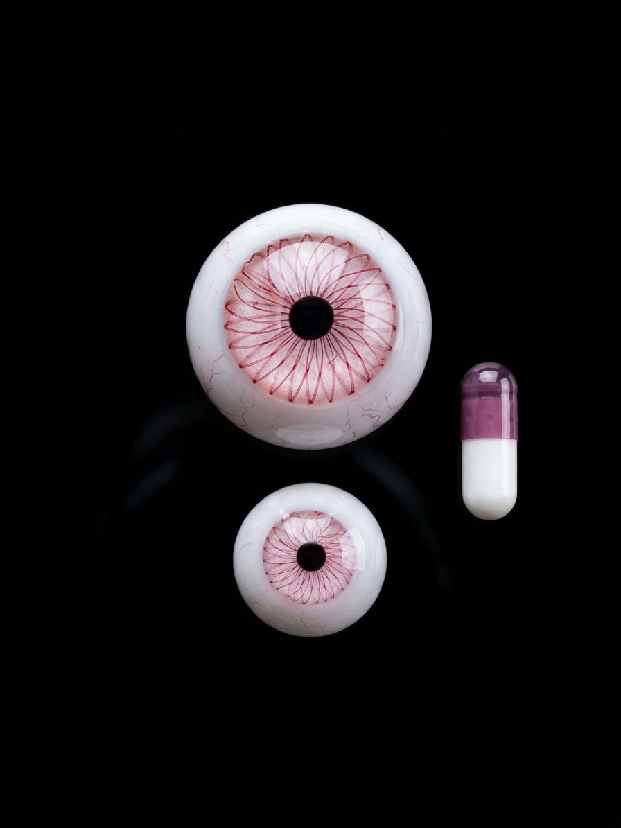 Griz Artisan Heady Hypnotic Eyeball Terp Slurper 3-Piece Set
