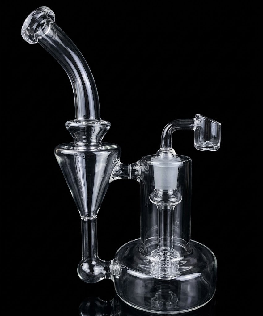 Griz Classic Cyclone Vortex Recycler Dab Rig with Quartz Banger