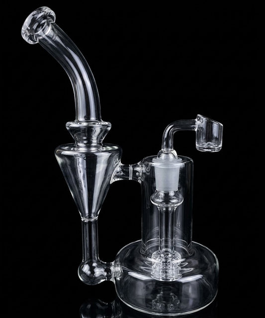 Griz Classic Cyclone Vortex Recycler Dab Rig with Quartz Banger