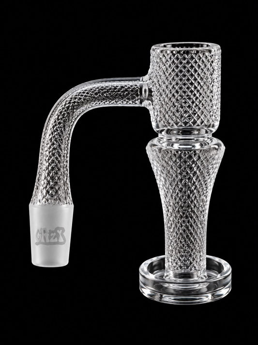 Diamond Knurled Terp Slurper Quartz Banger - 90°