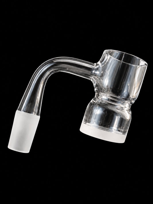 Hourglass Opaque Bottom Quartz Banger - 90°