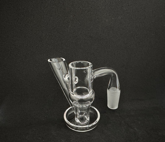 Terp Slide Full Weld Quartz Slurper Set with Ruby Pearls & Cap - 90°