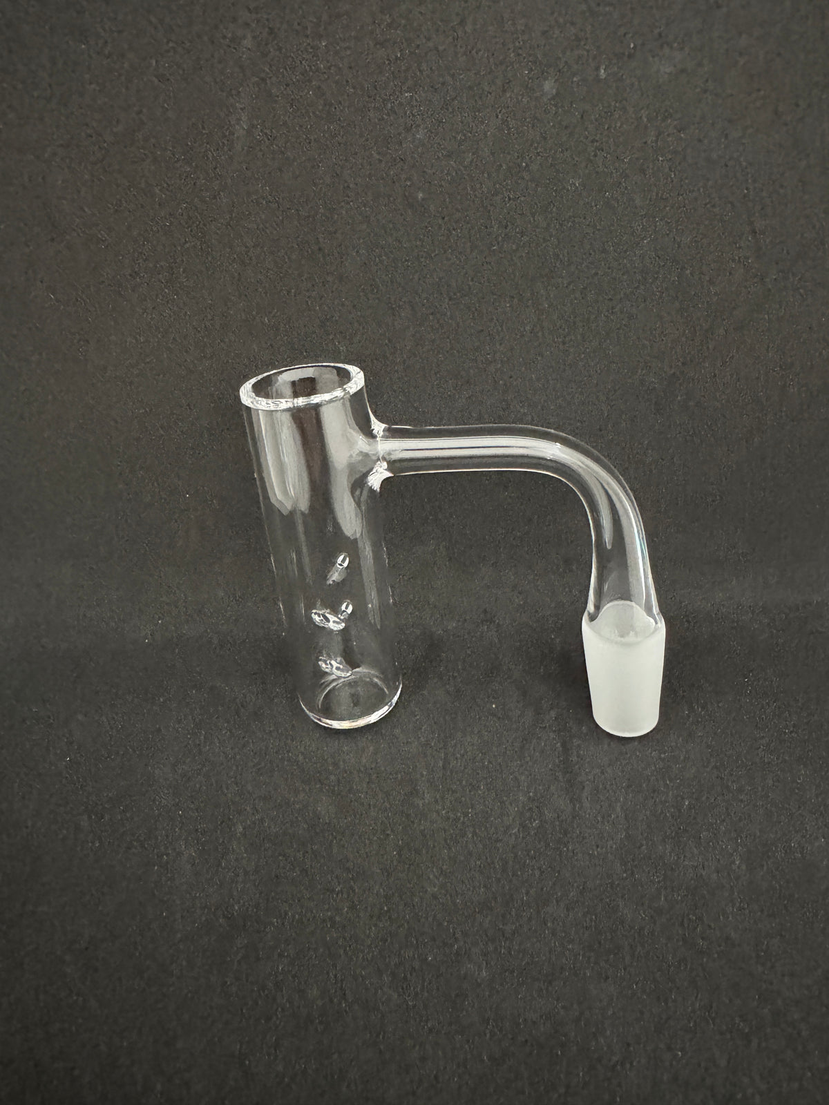 Griz Quartz 65mm Tall 4-Hole Auto-Spinner Quartz Banger (90°)